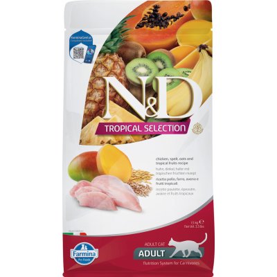 N&D TROPICAL SELECTION CAT Adult Chicken 1,5 kg – Zboží Mobilmania