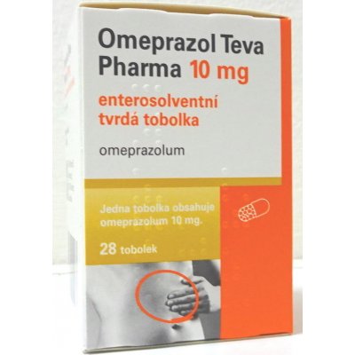 OMEPRAZOL TEVA PHARMA POR 10MG CPS ETD 28 – Hledejceny.cz