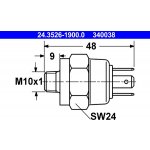 ATE Spinac brzdoveho svetla 24.3526-1900.0 – Hledejceny.cz