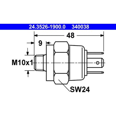 ATE Spinac brzdoveho svetla 24.3526-1900.0 – Hledejceny.cz