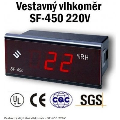 SFYB Vestavný digitální vlhkoměr SF-450 220V – Zboží Mobilmania