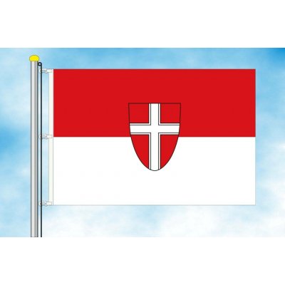 LIBEA, s.r.o. Vídeň vlajka Rozměr: 100×150 cm, Uchycení: Karabiny na stožár – Hledejceny.cz