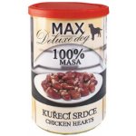 Max Deluxe Adult Kuřecí srdce 400 g – Sleviste.cz