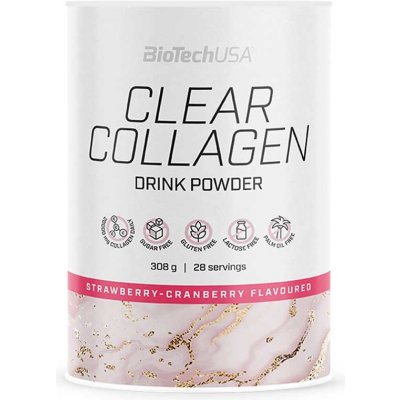 Bio Tech Clear Collagen Strawberry Cranberry 308 g – Hledejceny.cz