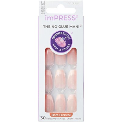 KISS ImPRESS Nails Genuine 30 ks – Zboží Dáma