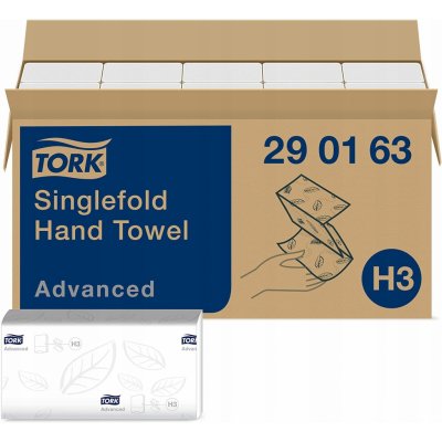 Tork Singlefold ZZ H3, 2 vrstvy, bílé, 15 x 250 ks, 290163 – Hledejceny.cz