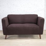 Nueva Textura strečový potah na sedačku - trojkřeslo Niagara čokoládový 180 - 230 cm – Zboží Mobilmania