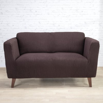 Nueva Textura strečový potah na sedačku - trojkřeslo Niagara čokoládový 180 - 230 cm – Zboží Mobilmania