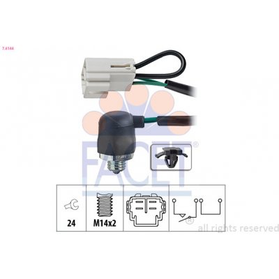 FACET Spínač, světlo zpátečky 76144 – Hledejceny.cz