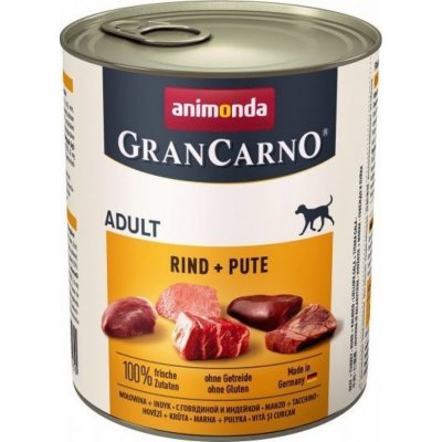 Animonda Gran Carno Adult krůta & hovězí 0,8 kg – Hledejceny.cz