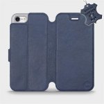 Pouzdro Mobiwear Flip Apple iPhone SE 2020 / SE 2022 - Modré - kožené - L_NBS modré Leather – Zboží Mobilmania