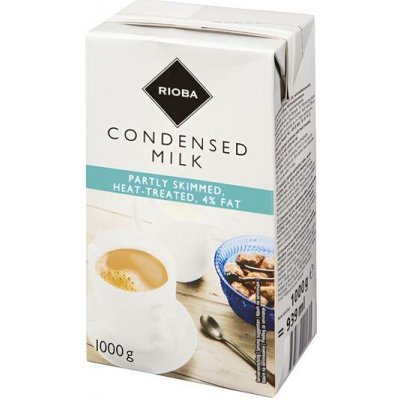 Rioba Mléko kondenzované UHT 4% 1 kg – Hledejceny.cz