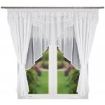 Fliying Voálová záclona s řasící páskou L 624 bílá, 400 x 150 cm – Hledejceny.cz