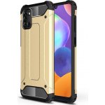 Pouzdro Armor odolné hybridní Samsung Galaxy A31 zlaté – Hledejceny.cz