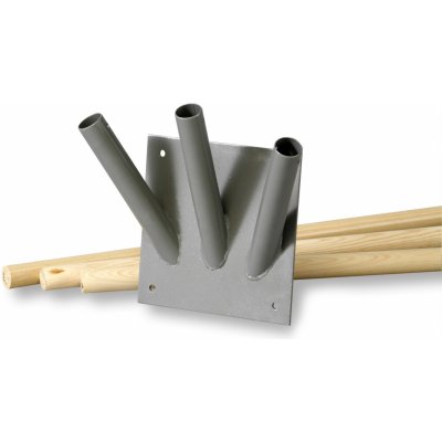 Fasádový držák na vlajky, tříramenný včetně žerdí – Zboží Dáma