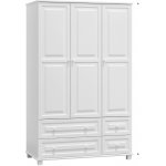 Ami nábytek 3Dč3 šířka 120 borovice bílá – Zboží Dáma