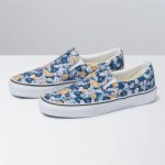 Vans Classic Slip-On FLORAL WMS U modrá – Zboží Dáma