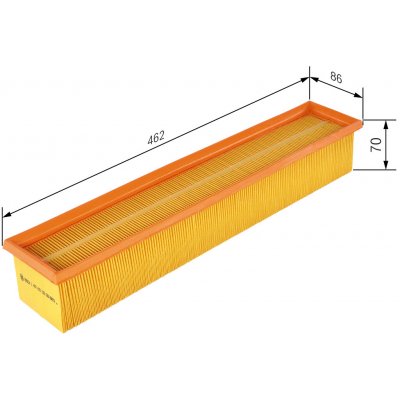 Vzduchový filtr BOSCH 1 457 433 522 (1457433522) – Hledejceny.cz