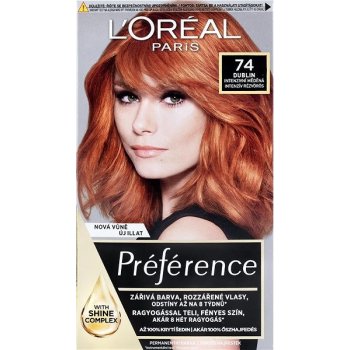 L'Oréal Préférence Féria Premium Fade-Defying Colour 74 Mango 60 ml