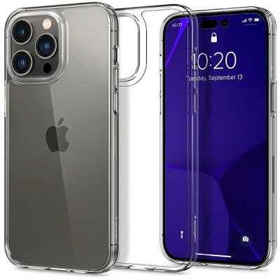 Pouzdro Spigen Air Skin Hybrid Crystal Clear iPhone 14 Pro Max – Hledejceny.cz