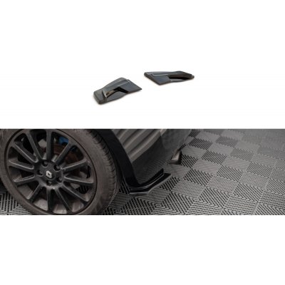 Maxton Design boční difuzory pod zadní nárazník pro Renault Clio RS Mk3, černý lesklý plast ABS – Zbozi.Blesk.cz