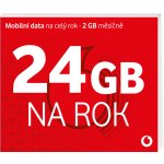 Vodafone 24 GB SIM (data na rok) ČR+EU Forma SIM: Klasická SIM karta – Hledejceny.cz