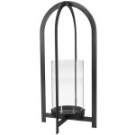 Textilomanie Černý kovový svícen ARCH LJUSLYKTA - více velikostí Velikost: S – Hledejceny.cz