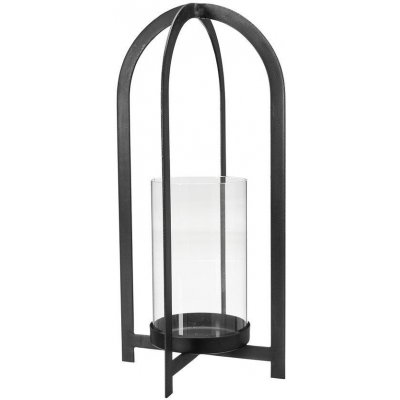 Textilomanie Černý kovový svícen ARCH LJUSLYKTA - více velikostí Velikost: S – Hledejceny.cz