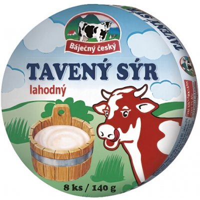 Madeta Báječný český Tavený sýr 140 g – Zboží Dáma