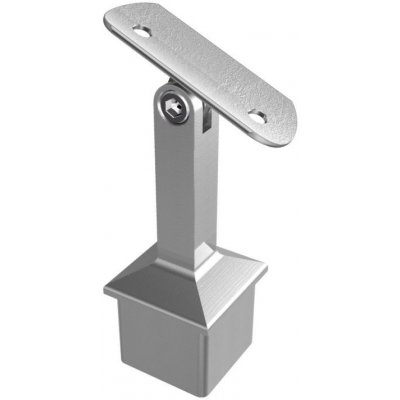 Hahn Steel Nerezový držák madla (pr. 42.4 mm) pro sloupek 40 x 40 x 2,0 mm, AISI 304-brus – Zboží Mobilmania