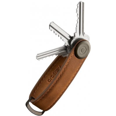 Kožená Orbitkey 2.0 Crazy Horse Chestnut Brown koňakově hnědá – Zboží Dáma