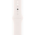 Apple Watch Series 10 42mm růžově zlatý hliník se světle ruměným sportovním řemínkem S/M MWWH3QC/A – Zboží Živě