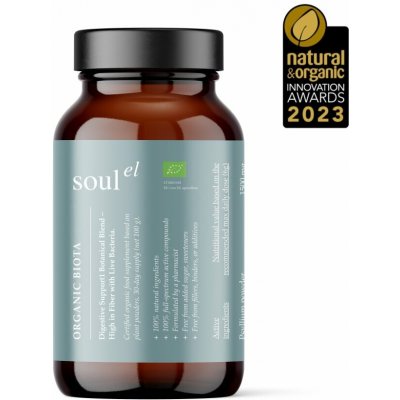 Soulel Biota Bio prášek pro podporu zažívání s obsahem prebiotik a fermentů 100 g – Hledejceny.cz