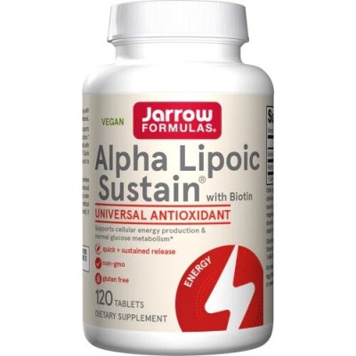 Jarrow Formulas Alpha lipoová kyselina Sustain 300 mg 120 tablet – Hledejceny.cz