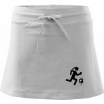 Orientační běh muž-žena sportovní sukně two in one bílá – Zboží Mobilmania