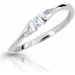 Cutie Diamonds Půvabný z bílého zlata s brilianty DZ6720 3054 00 X 2 – Sleviste.cz