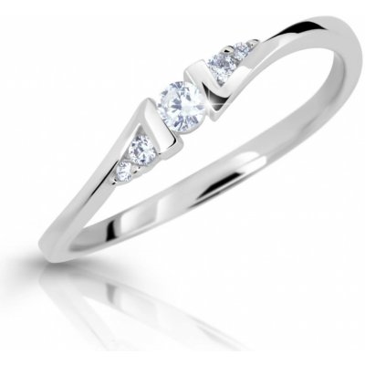 Cutie Diamonds Půvabný z bílého zlata s brilianty DZ6720 3054 00 X 2 – Sleviste.cz