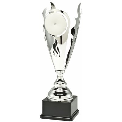 Stříbrný sportovní pohár moderní s emblémem 46 cm – Sleviste.cz