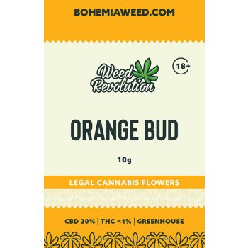 Weed Revolution Orange Bud Greenhouse CBD 20% THC 1% 10 g