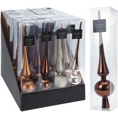 ozdoba vánoční HVĚZDA 6,5cm ZLA mix 8ks CAN210250 – Zboží Mobilmania