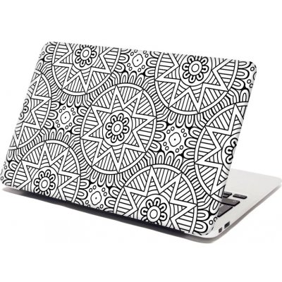 Sablio Samolepka na notebook Hvězdy mehendi - 38x26 cm – Zboží Živě