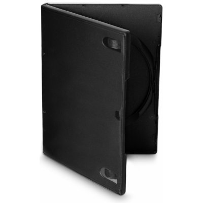 Obal na CD/DVD Cover IT Krabička na 1ks, černá, 14mm,10ks/bal (27081P10) – Zboží Mobilmania
