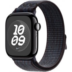 Apple Watch 42mm černo-modrý provlékací sportovní řemínek Nike MYJA3ZM/A