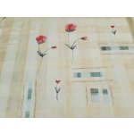 Záclona ŽLUTÁ S KVĚTY 150 cm – Hledejceny.cz