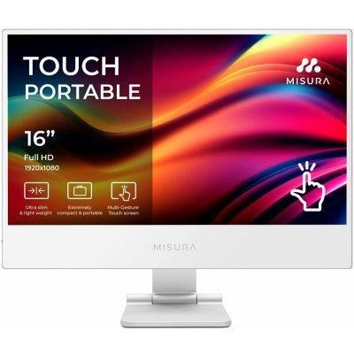 MISURA 16" Přenosný dotykový LCD monitor STYLE – Hledejceny.cz