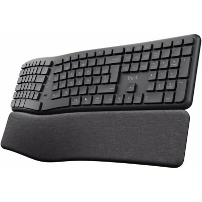 Trust Keyra Ergonomic Multidevice Wireless Keyboard 25459 – Zboží Živě