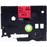 Alternativní páska pro Brother TZ-431 + TZe-431,12 mm x 8 m, černý tisk + červený podklad – Sleviste.cz