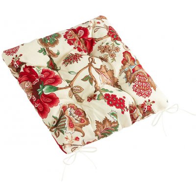 Bellatex prošívaný EMA Květ červená 40 x 40 cm – Zboží Dáma