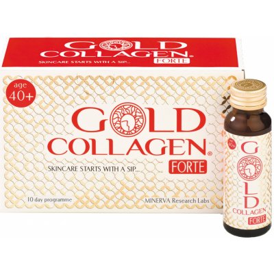 Gold Collagen Forte Potravinový doplněk 10 x 50 ml – Hledejceny.cz