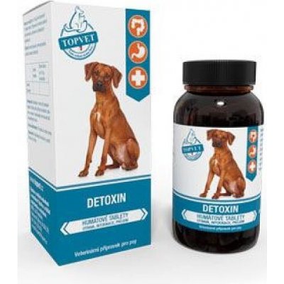 Topvet Humátové tablety pro psy Detoxin 90 tbl – Hledejceny.cz
